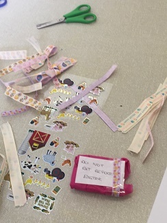 Wrapping chocolate for Easter Day